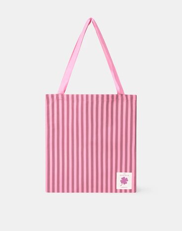 Natura - Tote Bag - Gestreept - Roze