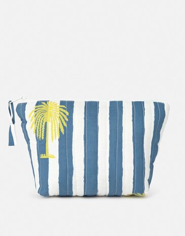 Natura -Toilettas - Klein - yaya Blauw met palmboom