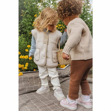 Poppy gilet - kids - off white