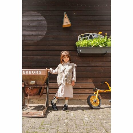 Poppy gilet - kids - licht bruin