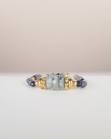 My Heritage - ring - CREATIVITY - labradorite