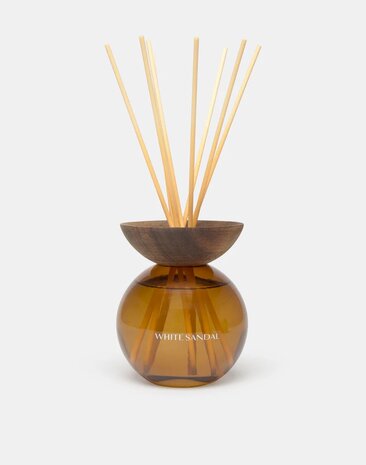 Natura - Rietdiffuser - Shanghai Glass Mikado - White Sandal 