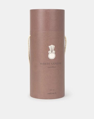 Natura - Rietdiffuser - Shanghai Glass Mikado - White Sandal 