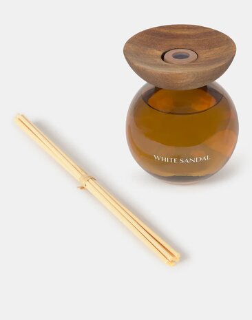 Natura - Rietdiffuser - Shanghai Glass Mikado - White Sandal 