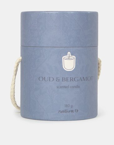 Natura - Geurkaars - Shanghai Soy Candle - Oud en Bergamot