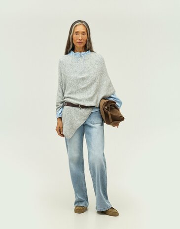 Natura - Poncho - Zora - Grey