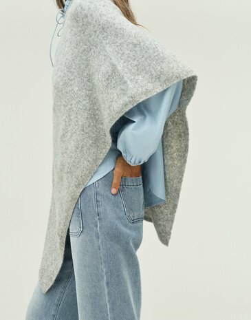 Natura - Poncho - Zora - Grey
