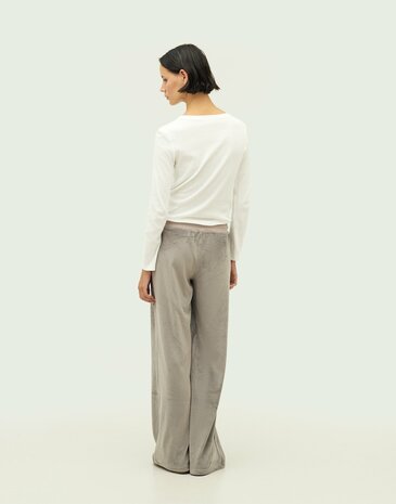 Natura - Broek - Velvet - Grijs