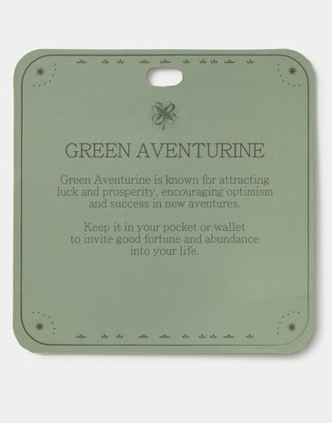 Natura - Sleutelhanger - Geluk - Aventurijn