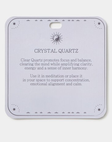 Natura - Sleutelhanger - Balans - Bergkristal