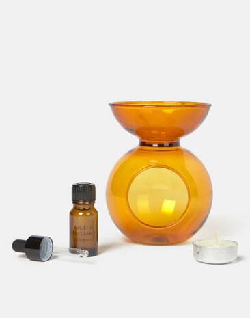 Natura - Oliebrander - Shanghai Glas - Oud en Bergamot 