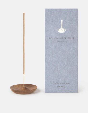 Natura - Wierook met houder - Shanghai - Oud en Bergamot