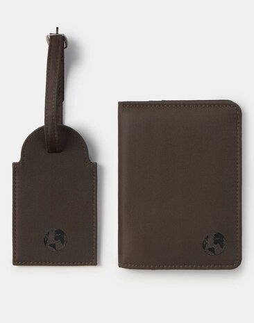 Natura - Paspoorthouder - Oxford - Brown