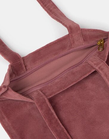 Natura - Tote Bag - Velvet - Ramayan - Wijn rood