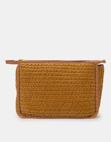 Natura - Toiletry bag - Velvet - Honey