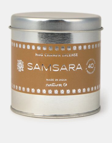 Natura - Wierookkegel met houder - Nagchampa