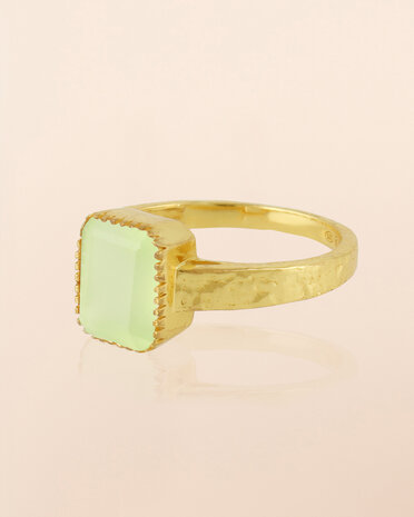 Muja-Juma - Ring - zilver verguld - Andromeda - Preniet - Maat 56