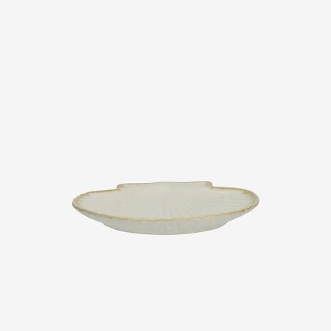 Madame Stoltz - Bord - Steen - Zeeschelp - Off white