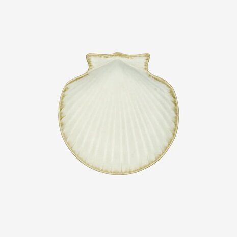 Madame Stoltz - Bord - Steen - Zeeschelp - Off white
