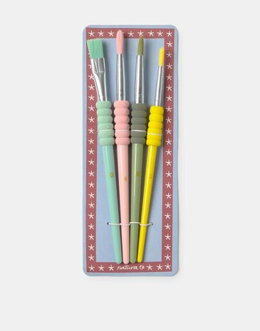 Natura - Set van 4 schilderpenselen