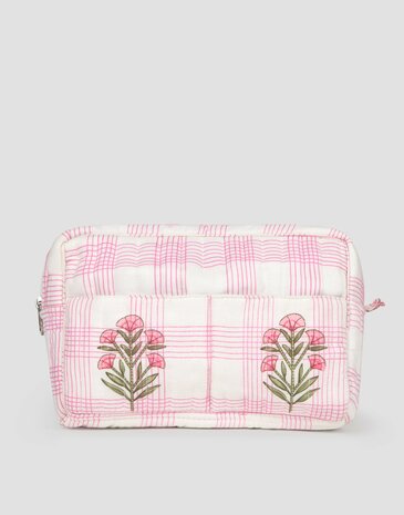 Natura - Toilettas Jaya Squares - roze