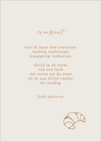 Little Universe - A4 Print - Croissant