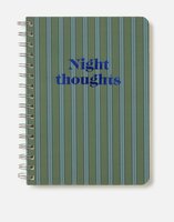 Natura- Notitieboek - Night thoughts - groen/blauw