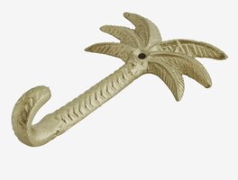 Madame Stoltz - Haakje Aluminium - Brass - Palmboom