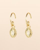 Muja Juma - Oorbel - Zilver/Verguld - Birdwing - Rozenkwarts 