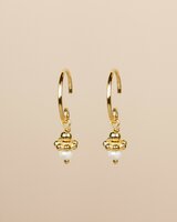 Muja Juma - Oorbel - Zilver/Verguld - Heliconia Parel