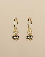 Muja Juma - Oorbel - Zilver/Verguld - Heliconian - Hematiet 