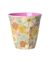 Rice - Melamine Cup - medium - flowerpower