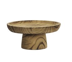 Madam Stoltz -Houten dienblad op voet