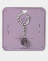 Natura - Sleutelhanger - Vrede - Amethist