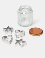 Natura - Koekjesvormpjes - Glazen pot 