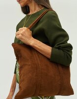 Natura - Tote Bag - Velvet - Pana - Bruin