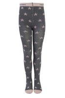 Melton - tights - darkgrey/pink stars